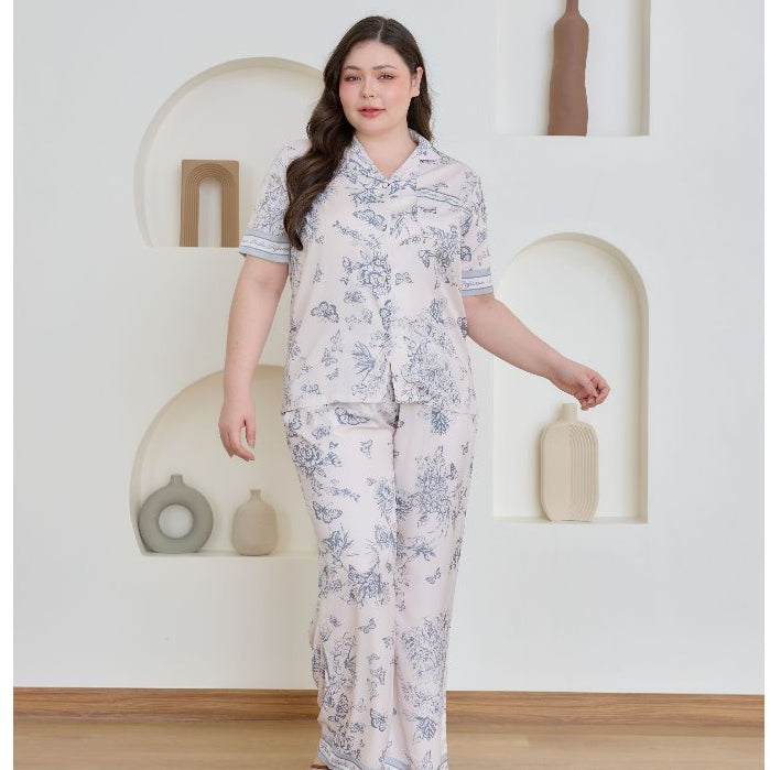 ชุดนอน Muslin Pajamas Collection Muslin Pet รุ่น Butterfly Forest (N/T/L/K 3139) | ชุดนอนผู้หญิง