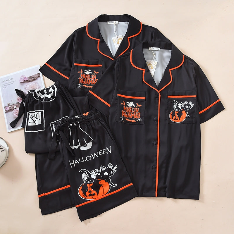 ชุดนอน Muslin Pajamas Collection Muslin Pet รุ่น Midnight mischief (N3305 T3305) | ชุดนอนชุดเที่ยว