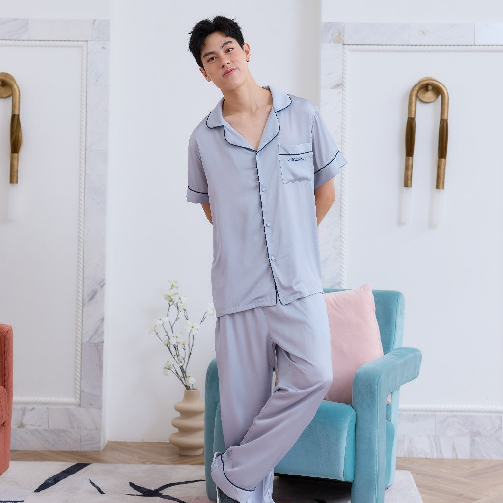 ชุดนอน Muslin Pajamas Collection Muslin Pet รุ่น Midnight (N3272 T3272 Y3273 Y3274) | ชุดคู่รัก