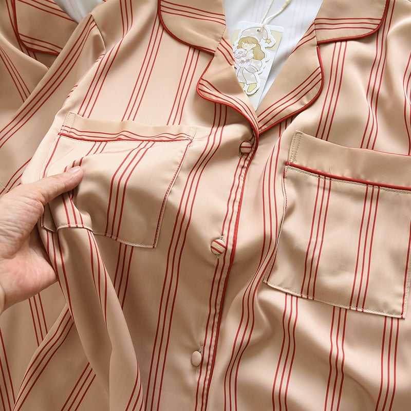 ชุดนอน Muslin Pajamas Collection Muslin Pet รุ่น Classic Crimson (N3301 T3301 Y3301 Y3302)ชุดคู่รัก