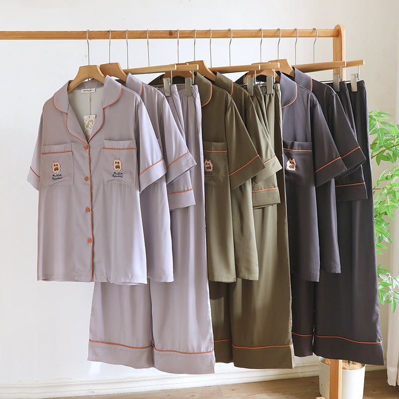 ชุดนอน Muslin Pajamas Collection Muslin Pet รุ่น Feline Dreams (N/T 3283 3284 3285) | ชุดนอนผู้หญิง