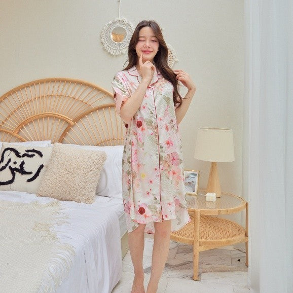 ชุดนอน Muslin Pajamas Silk Satin ( K1146 N1146 T1146 )