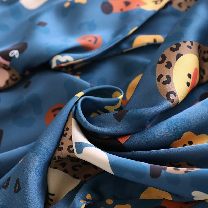 ชุดนอน Muslin Pajamas Silk Satin รุ่น Dessert and Buddies (N5116 T5116 M5116) | ชุดนอนแม่ลูก