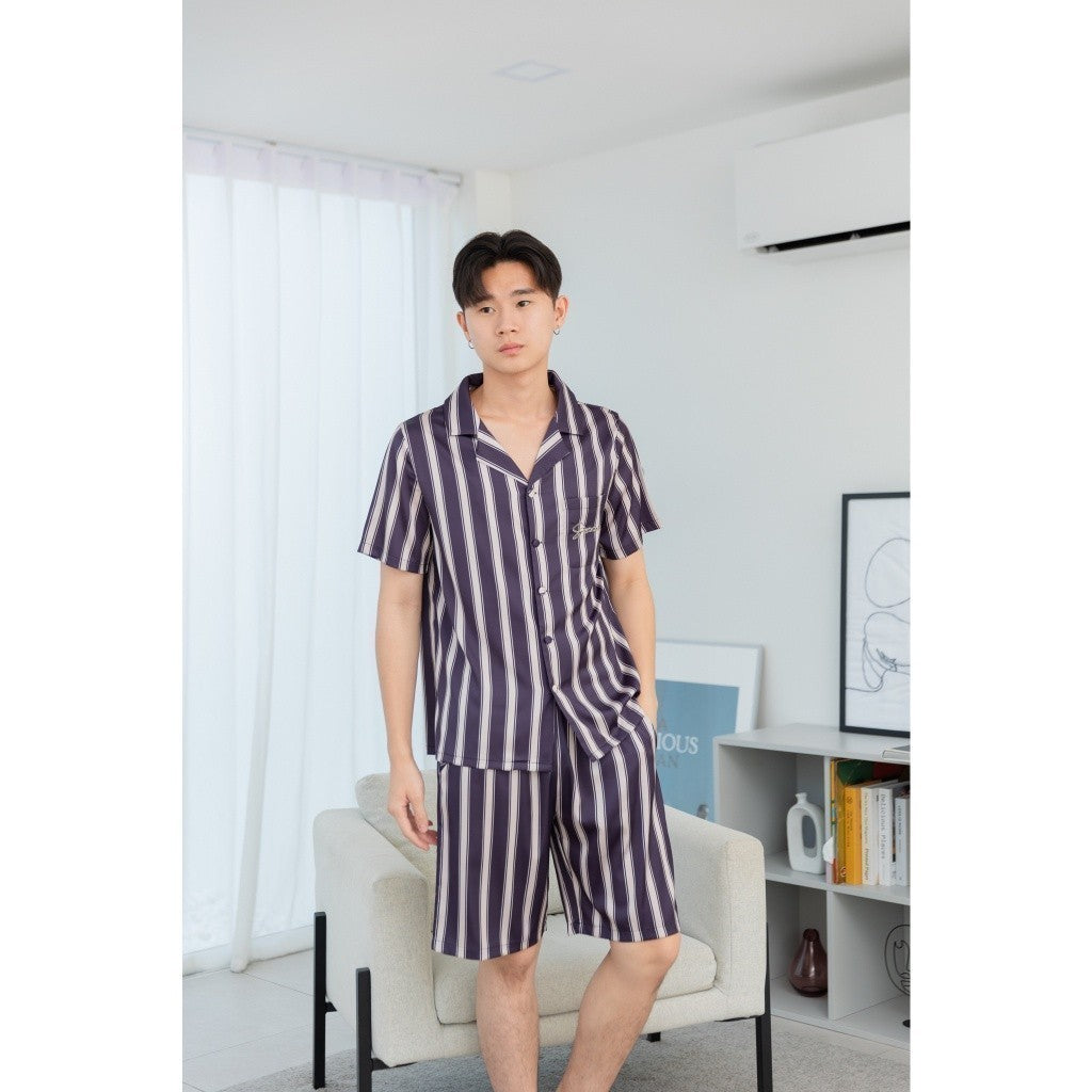 ชุดนอน Muslin Pajamas Silk Satin ( Y80 Y83 )