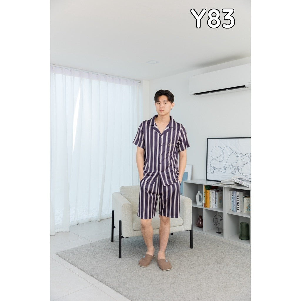 ชุดนอน Muslin Pajamas Silk Satin ( Y80 Y83 )