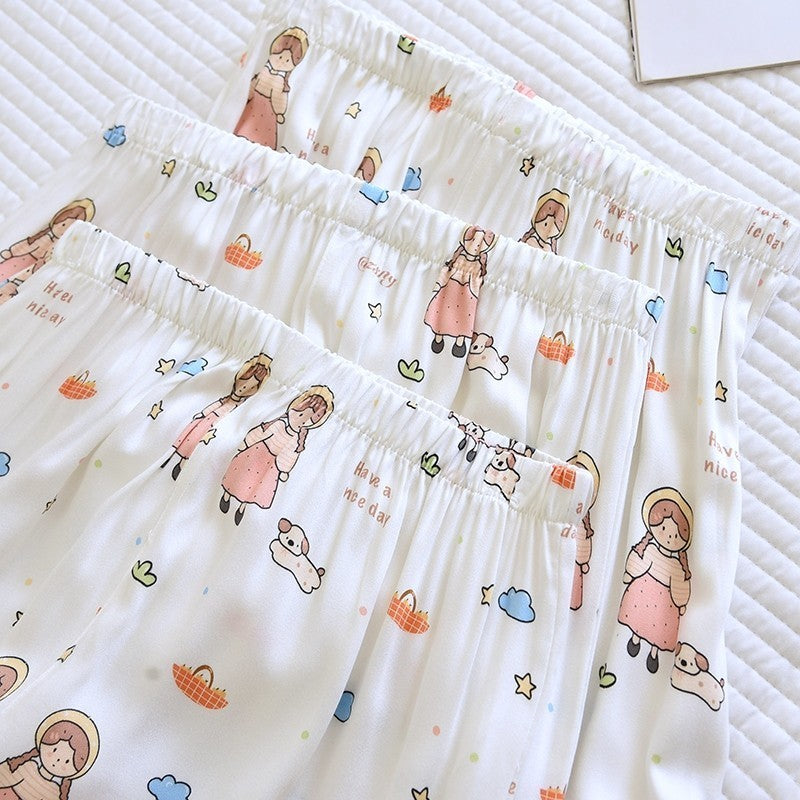 ชุดนอน Muslin Pajamas Organic bamboo รุ่นPastel Picnics(A1031 B1031 E1031)|ชุดนอนมีบราในตัว,ชุดนอนผู้หญิง