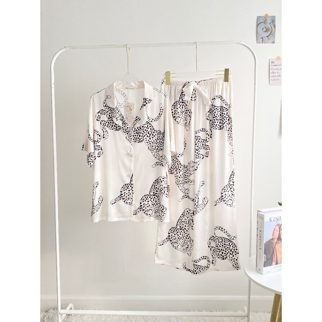 ชุดนอน Muslin Pajamas Collection Muslin Pet ( รุ่น Snow Leopard  N3052 T3052 P3052)