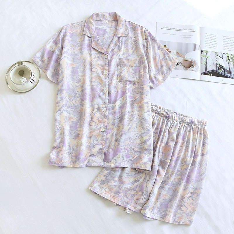 ชุดนอน Muslin Pajamas Organic bamboo รุ่น (A460 A461)