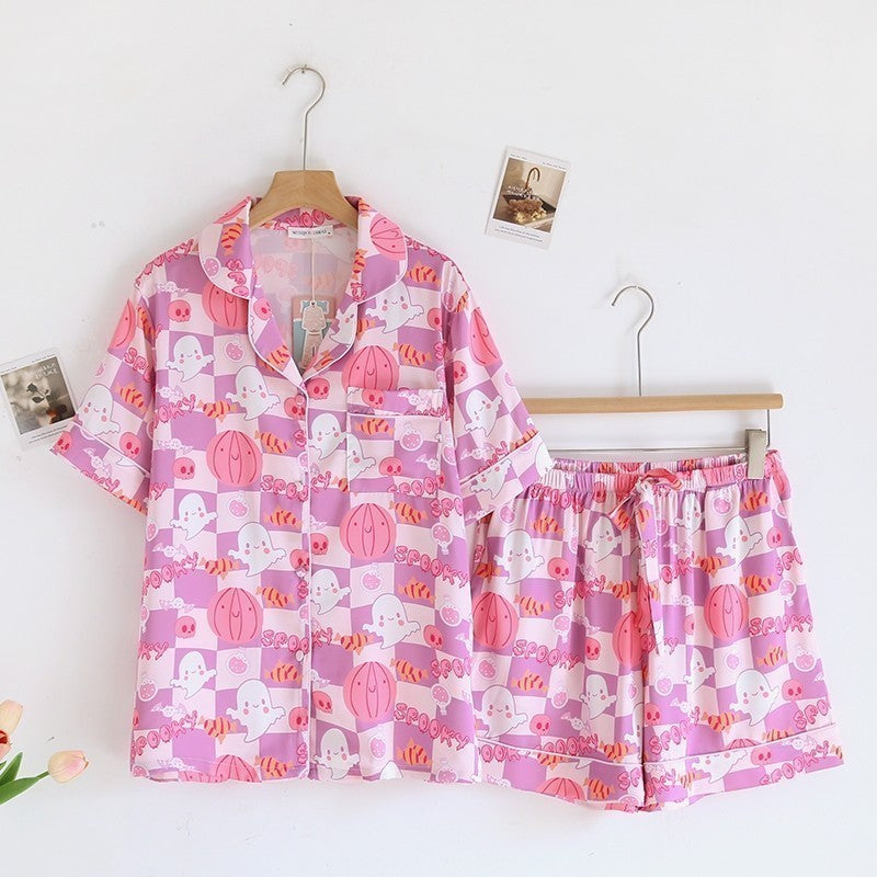 ชุดนอน Muslin Pajamas Silk Satin (N3180 T3180 L3180 K3180)