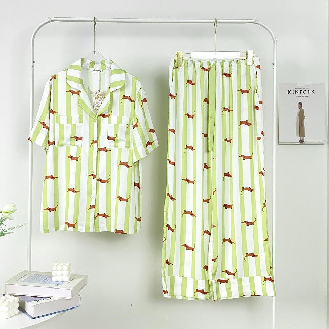 ชุดนอน Muslin Pajamas Collection Muslin Pet (N3111 T3111 Y3111 Y3112)