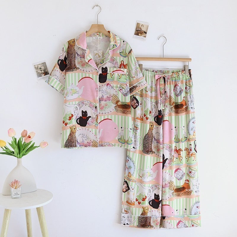 ชุดนอน Muslin Pajamas Collection Muslin Pet (N3178 T3178)