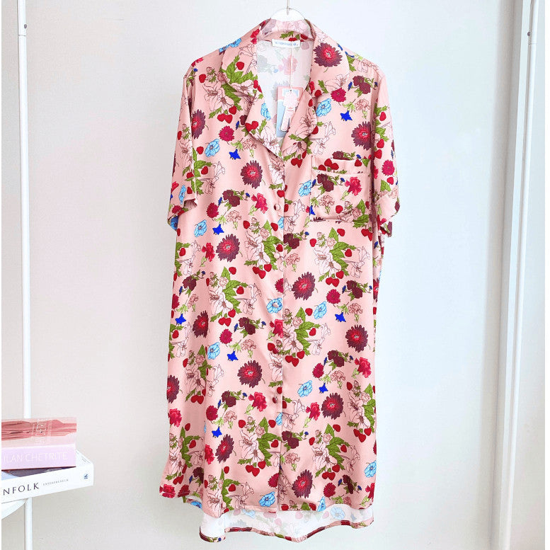 ชุดนอน Muslin Pajamas Silk Satin รุ่น Forest Fora (K3089 T3089 L3089)