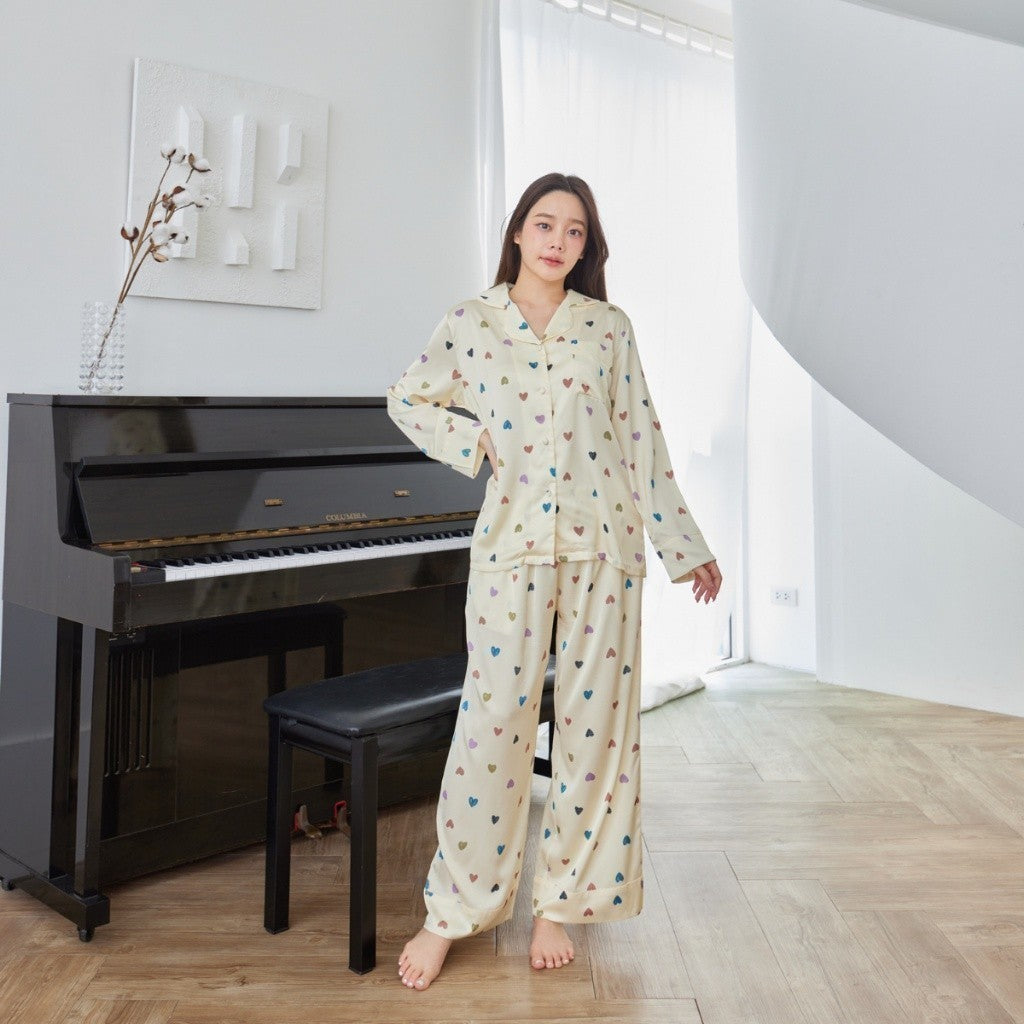 ชุดนอน Muslin Pajamas Silk Satin ( N1204 P1204 T1204 )