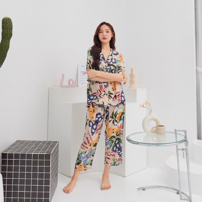 ชุดนอน Muslin Pajamas Organic bamboo รุ่น ผีเสื้อ (A1 C1 G1)| ชุดนอนชุดเที่ยว,ชุดนอนผู้หญิง