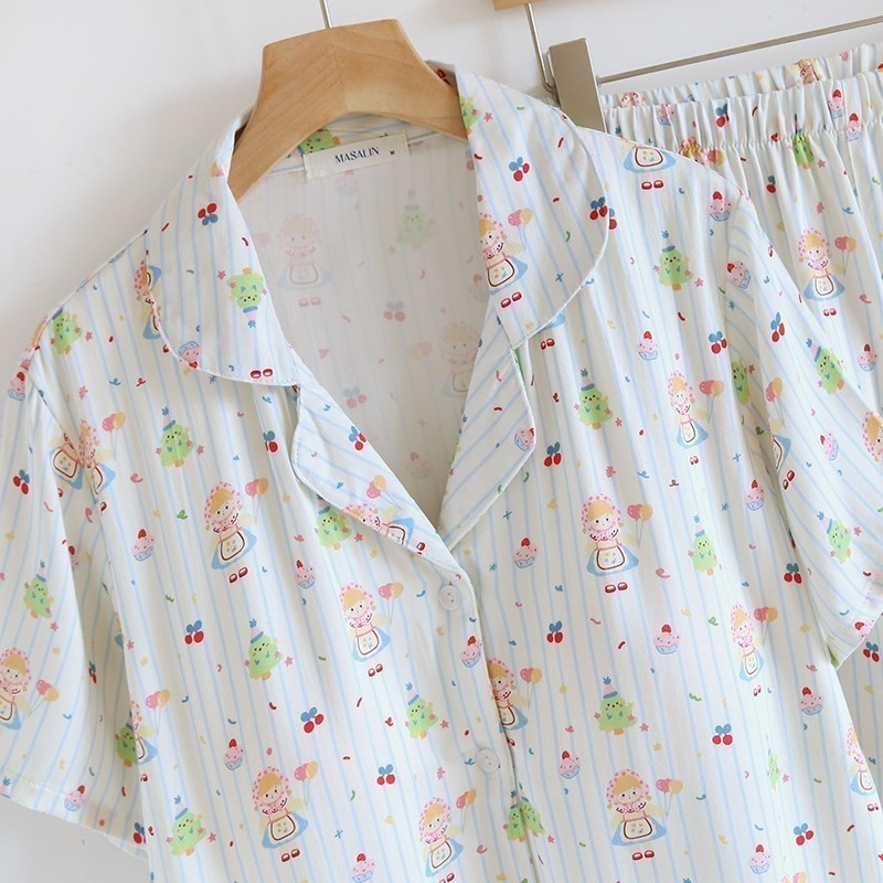 ชุดนอน Muslin Pajamas Organic bamboo รุ่น Forest Fairy (A1003 B1003 E1003)|ชุดนอนมีบรา,ชุดนอนผู้หญิง