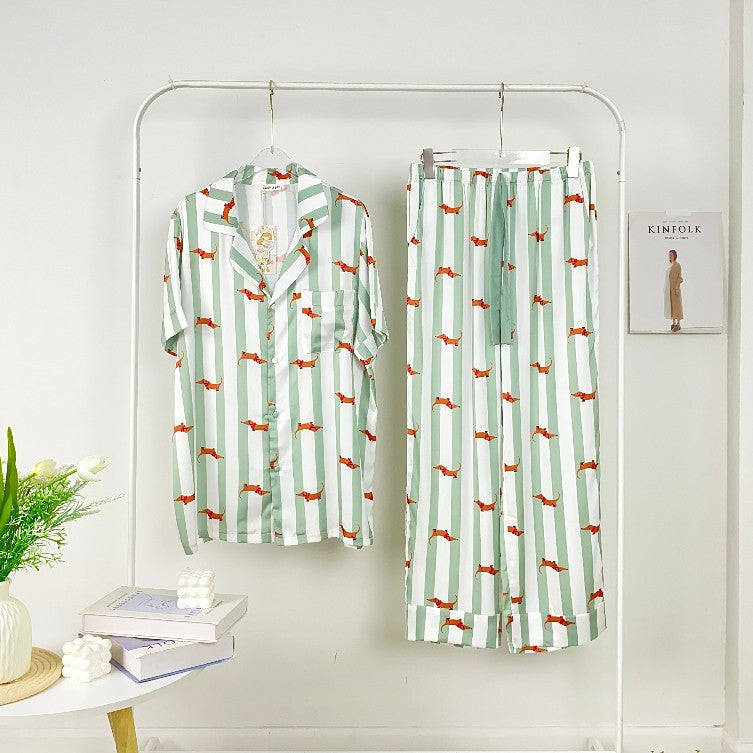ชุดนอน Muslin Pajamas Collection Muslin Pet (N3109 T3109 Y3109 Y3110)