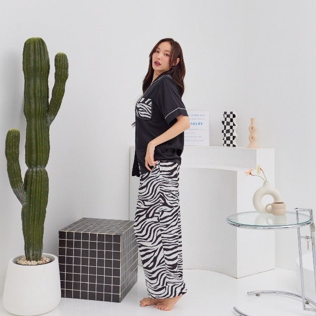 ชุดนอน Muslin Pajamas Silk Satin( รุ่น N3006 T3006 N3007 T3007)