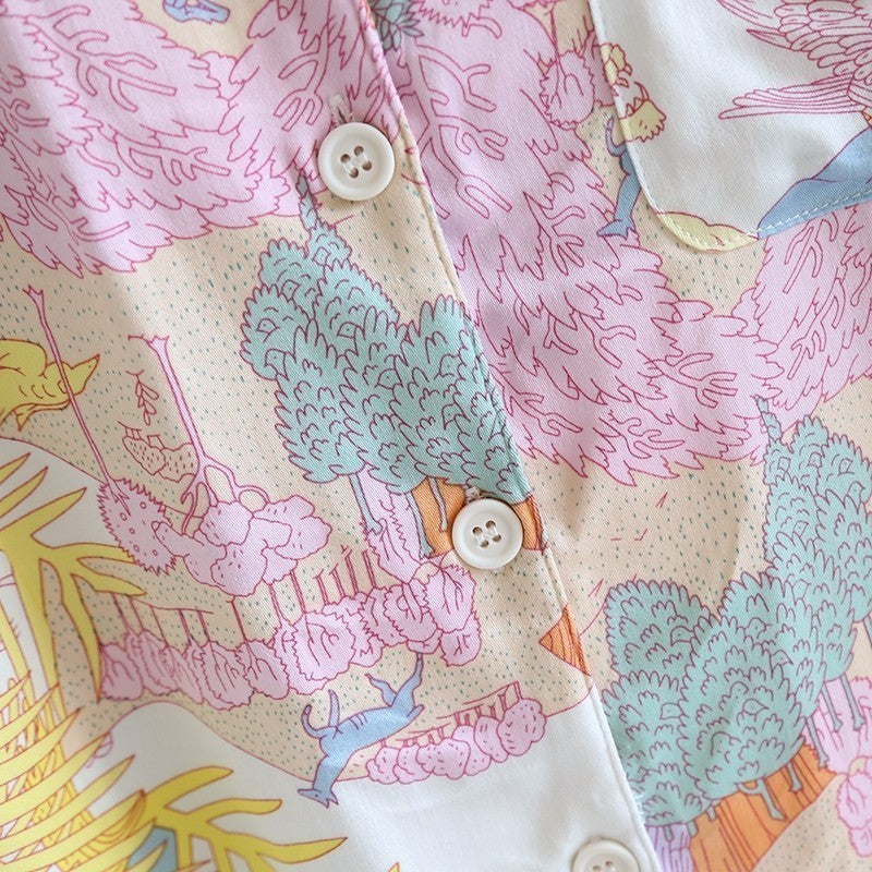 ชุดนอน Muslin Pajamas Organic bamboo รุ่น (A460 A461)