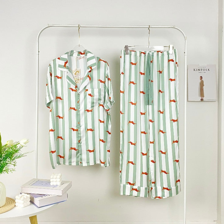 ชุดนอน Muslin Pajamas Collection Muslin Pet (N3109 T3109 Y3109 Y3110)