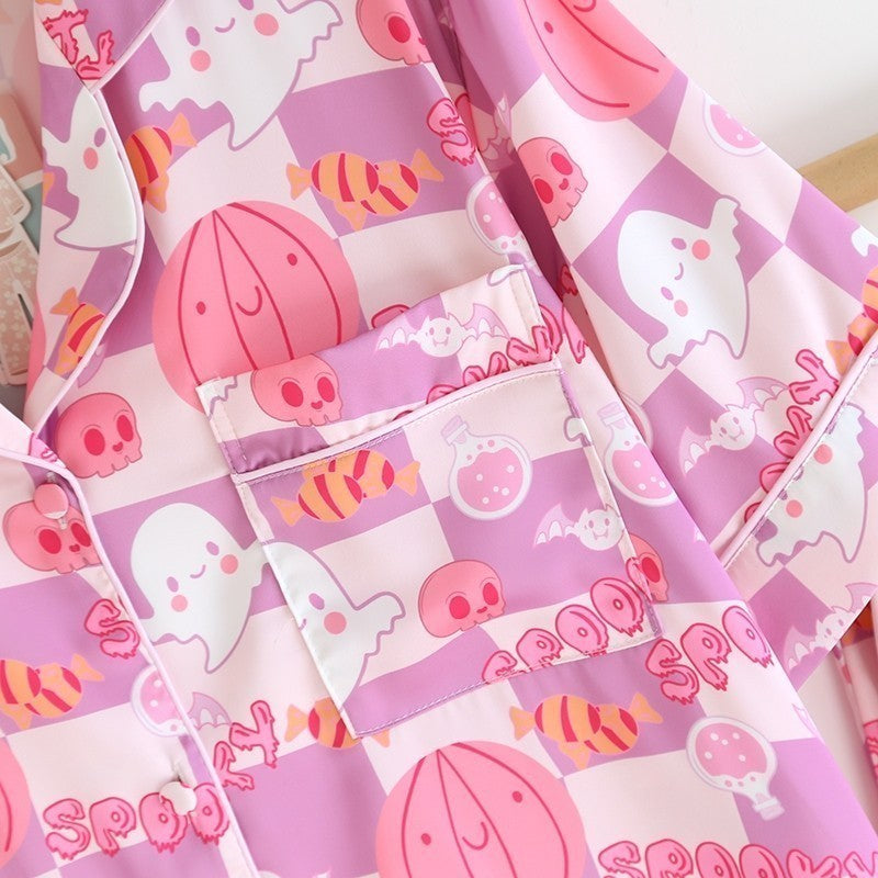 ชุดนอน Muslin Pajamas Silk Satin (N3180 T3180 L3180 K3180)