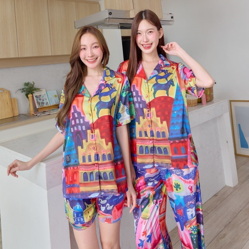 ชุดนอน Muslin Pajamas Collection Muslin Pet (N5043 T5043)