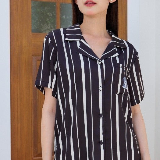ชุดนอน Muslin Pajamas Silk Satin ( N1007 T1007 )