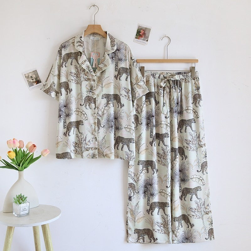 ชุดนอน Muslin Pajamas Silk Satin (N9177 T9177 L3177)