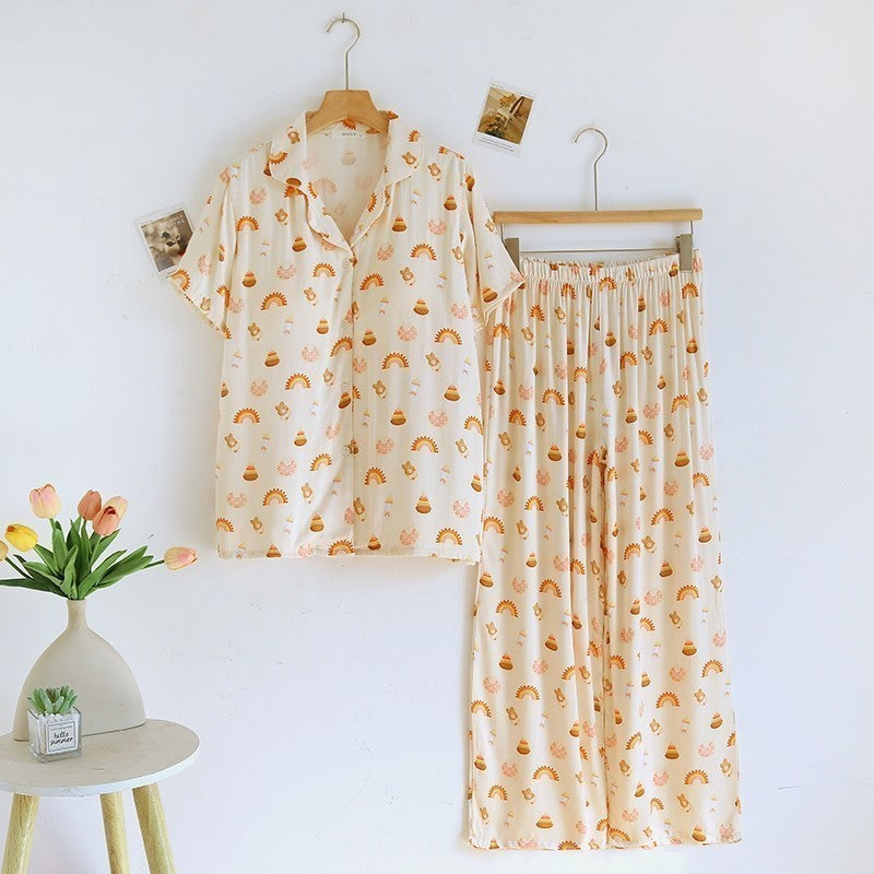 ชุดนอน Muslin Pajamas Organic bamboo รุ่น (A1013 B1013 E1013) | ชุดนอนผู้หญิง