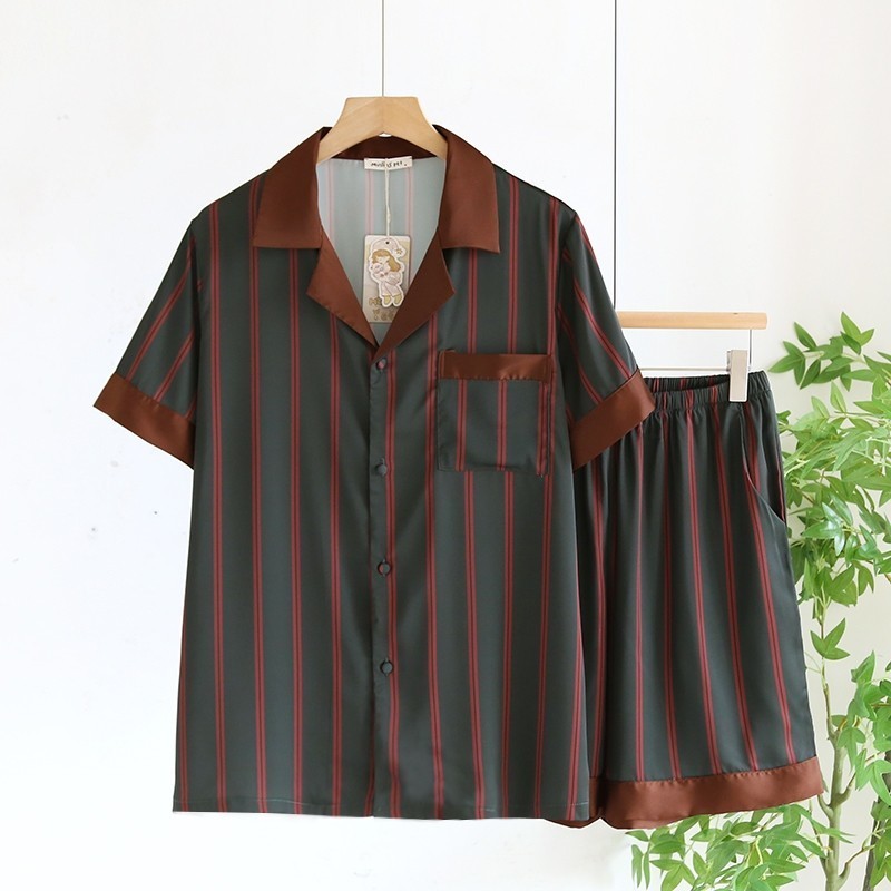 ชุดนอน Muslin Pajamas Collection Muslin Pet รุ่น Retro Vintage (N3228 T3228 Y3228 Y3229)|ชุดนอนคู่รัก