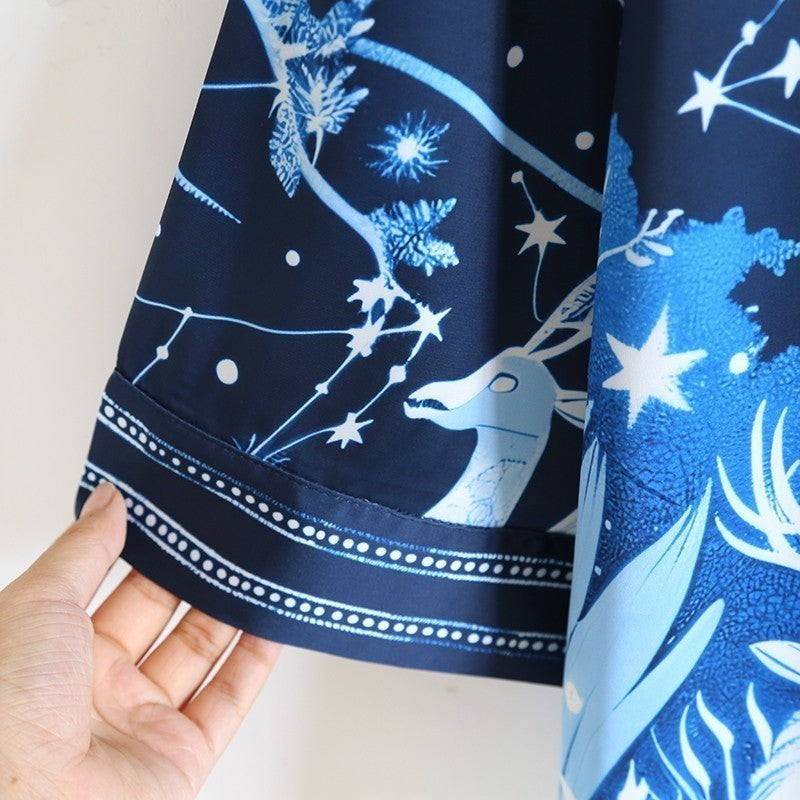 ชุดนอน Muslin Pajamas Silk Satin (W2081 V2081 L2081)