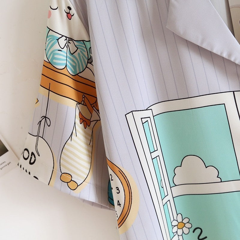 ชุดนอน Muslin Pajamas Collection Muslin Pet (N3170 T3170 L3170 P3170)