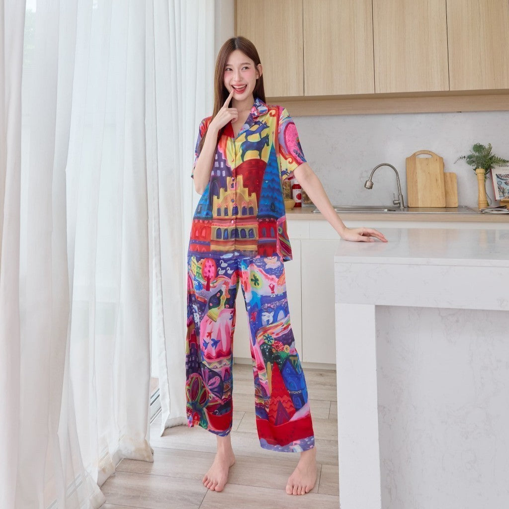 ชุดนอน Muslin Pajamas Collection Muslin Pet (N5043 T5043)