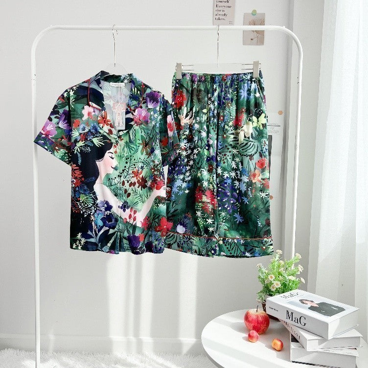 ชุดนอน Muslin Pajamas Silk Satin( รุ่น N2007 T2007 L2007 )