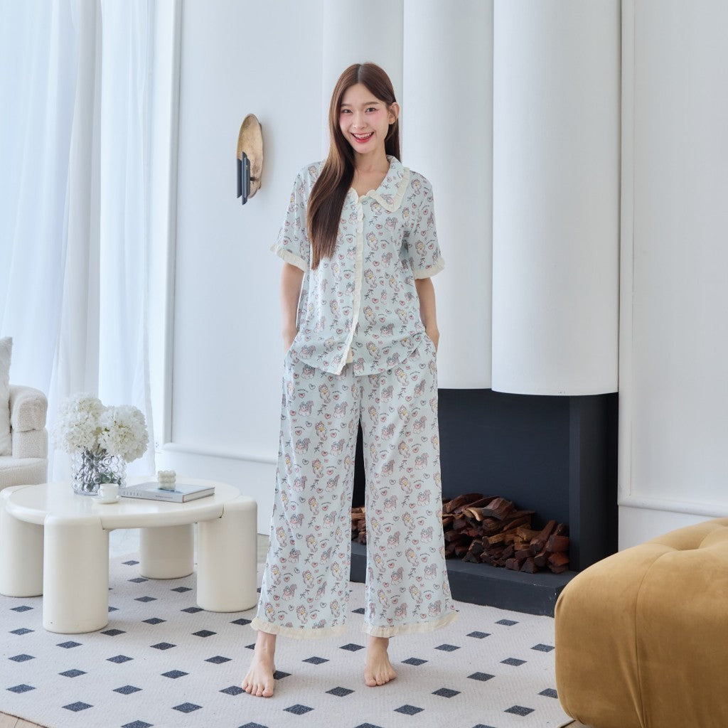 ชุดนอน Muslin Pajamas Collection Muslin Pet (N3136 T3136)
