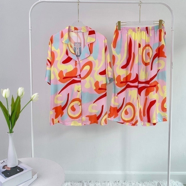 ชุดนอน Muslin Pajamas Silk Satin( รุ่น N1235 T1235 L1235)