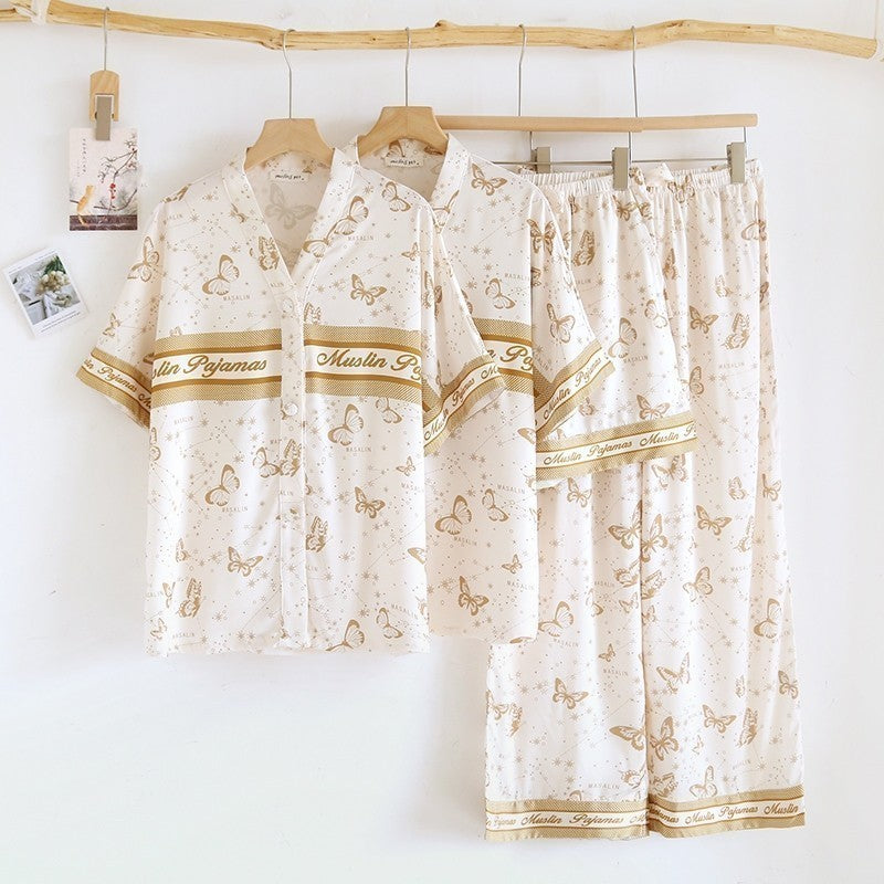 ชุดนอน Muslin Pajamas Collection Muslin Pet (N3122 T3122)