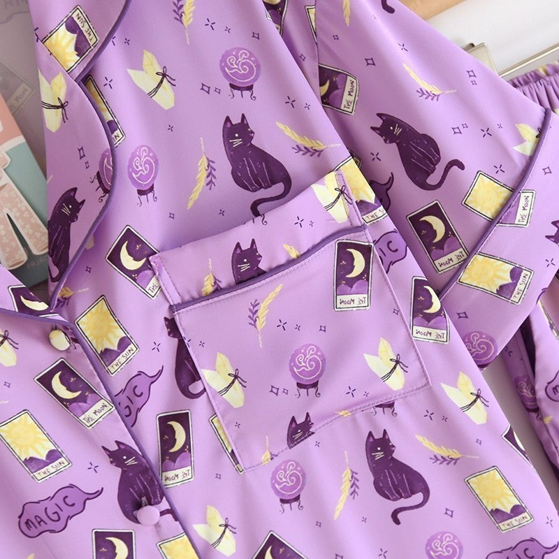 ชุดนอน Muslin Pajamas Silk Satin (N3179 T3179 L3179 K3179)