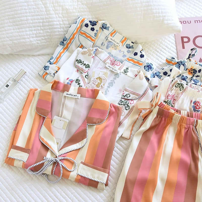 ชุดนอน Muslin Pajamas Collection Muslin Pet (U3240 U3241 U3242 P3241 P3242) | ชุดนอนชุดเที่ยว