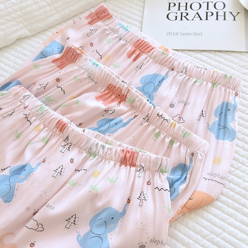 ชุดนอน Muslin Pajamas Organic bamboo รุ่น (A1017 B1017 E1017)| ชุดนอนผู้หญิง