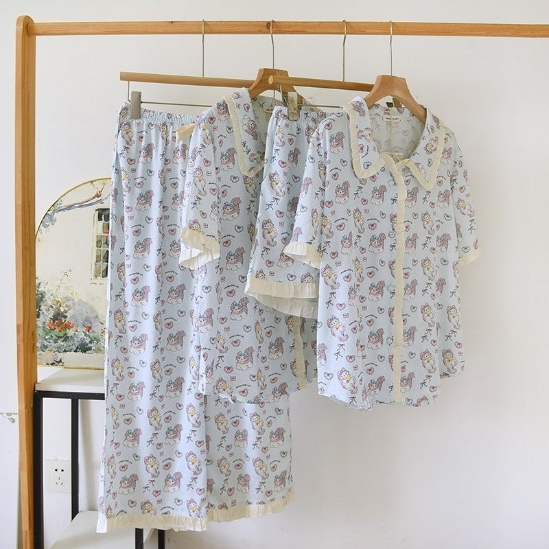 ชุดนอน Muslin Pajamas Collection Muslin Pet (N3136 T3136)