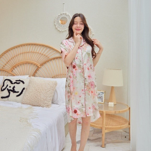 ชุดนอน Muslin Pajamas Silk Satin ( K1146 N1146 T1146 )