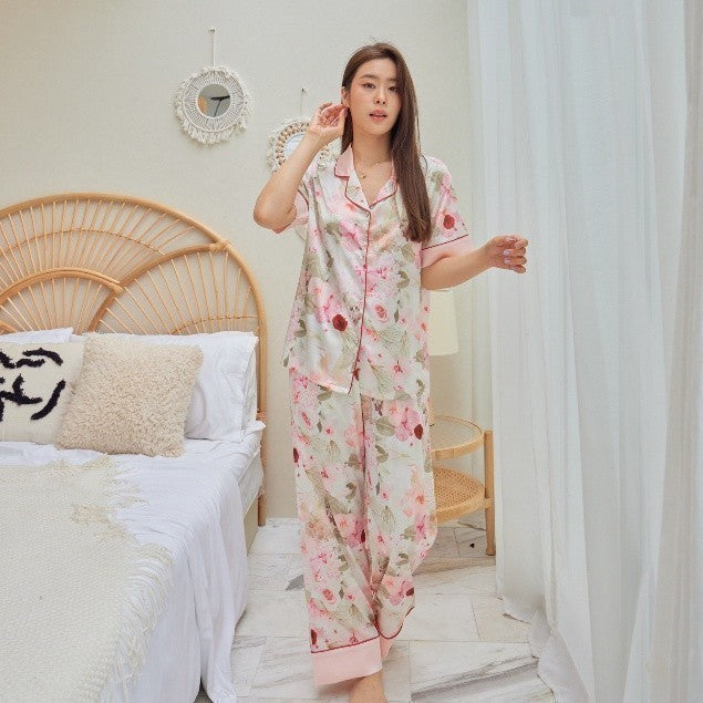 ชุดนอน Muslin Pajamas Silk Satin ( K1146 N1146 T1146 )