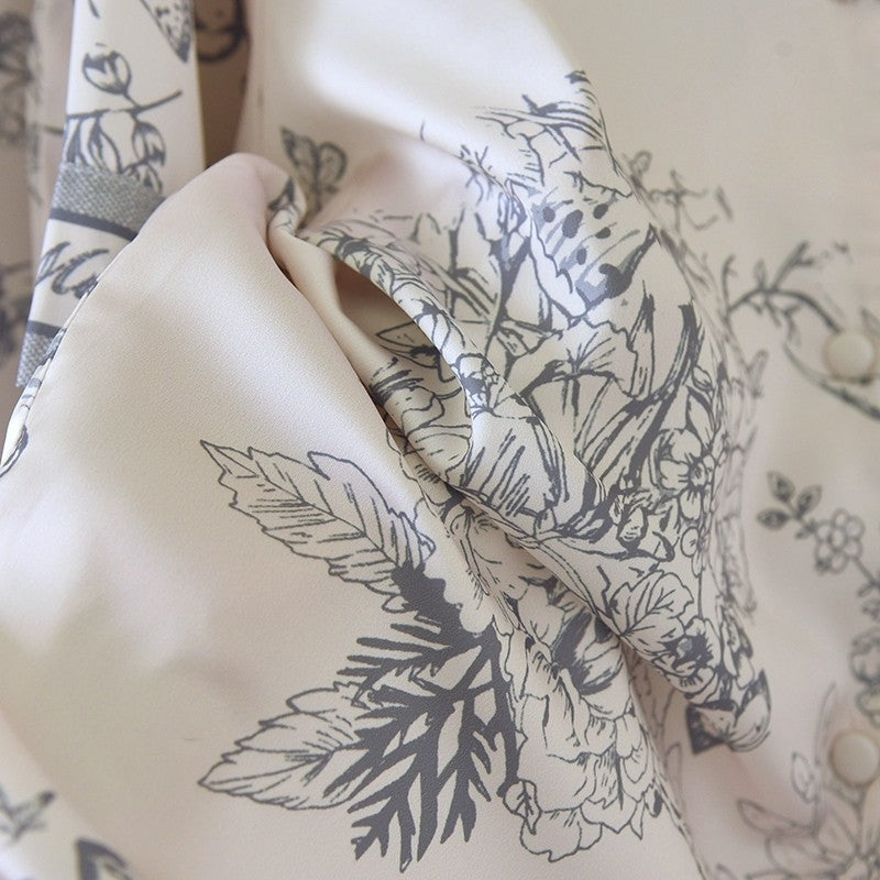 ชุดนอน Muslin Pajamas Collection Muslin Pet รุ่น Butterfly Forest (N/T/L/K 3139) | ชุดนอนผู้หญิง