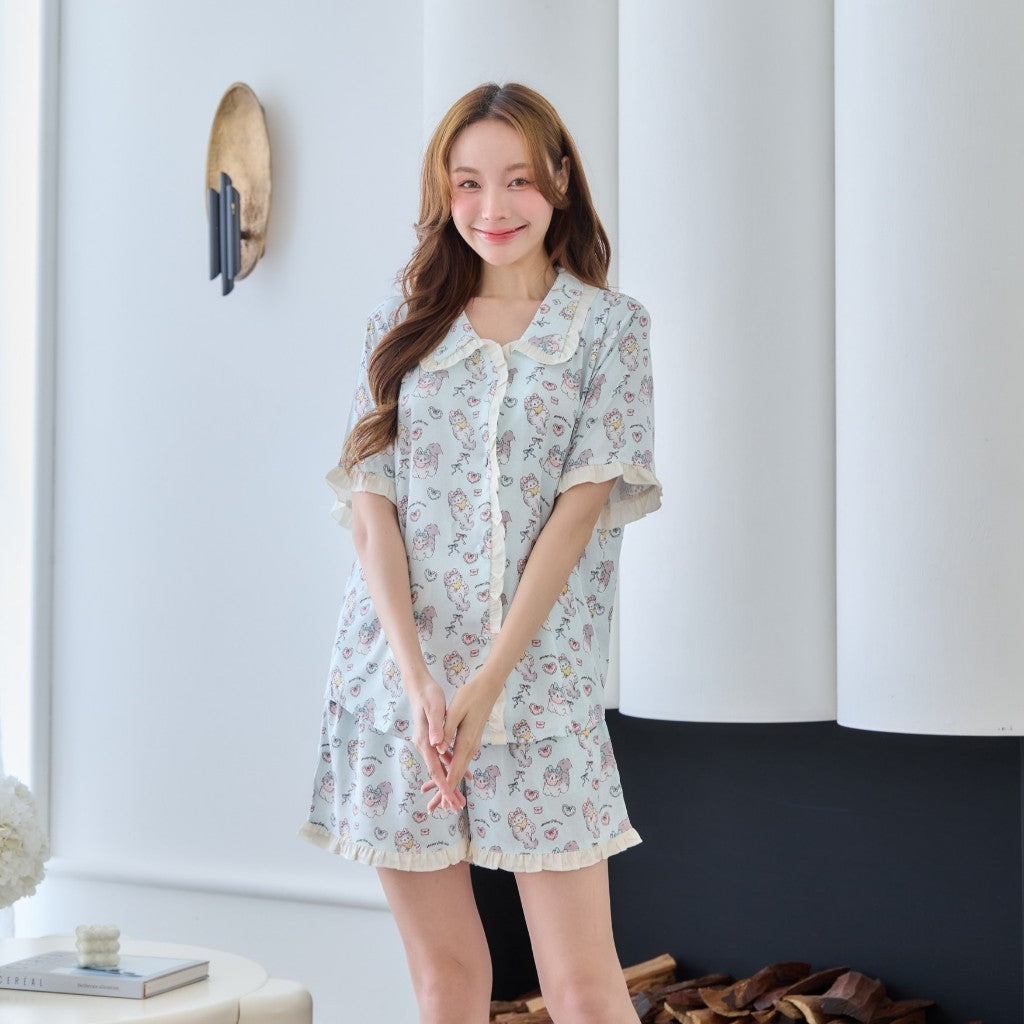 ชุดนอน Muslin Pajamas Collection Muslin Pet (N3136 T3136)