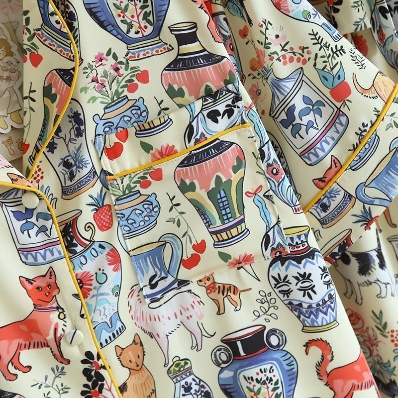 ชุดนอน Muslin Pajamas Collection Muslin Pet (N3143 T3143 N3144 T3144)