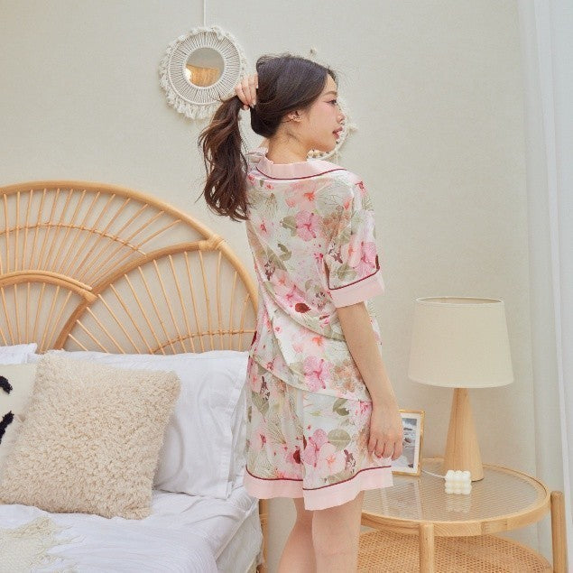 ชุดนอน Muslin Pajamas Silk Satin ( K1146 N1146 T1146 )