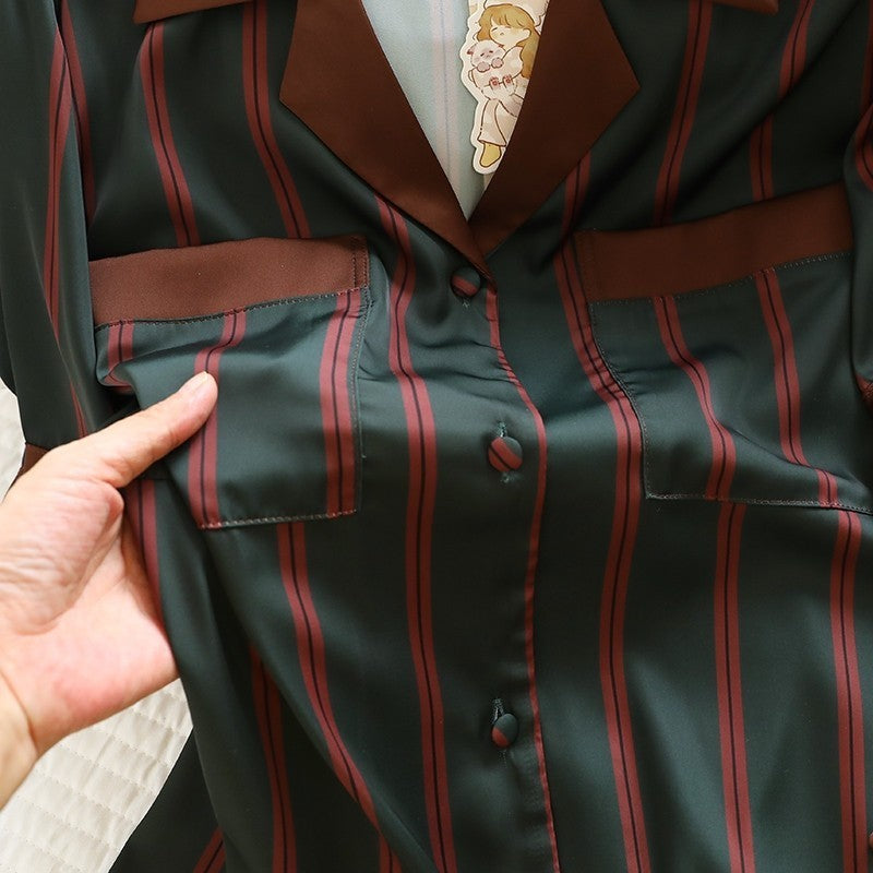 ชุดนอน Muslin Pajamas Collection Muslin Pet รุ่น Retro Vintage (N3228 T3228 Y3228 Y3229)|ชุดนอนคู่รัก