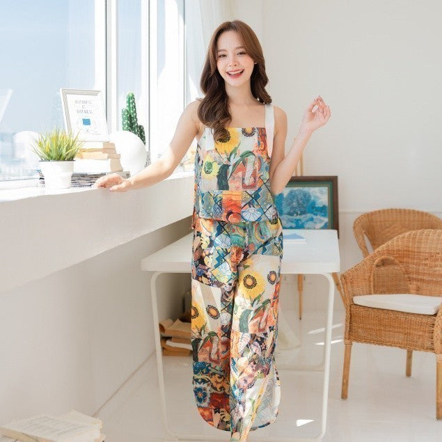 ชุดนอน Muslin Pajamas Silk Satinรุ่น Picasso(W330 V330 L330 K330 R330)|ชุดนอนผู้หญิง,ชุดนอนชุดเที่ยว