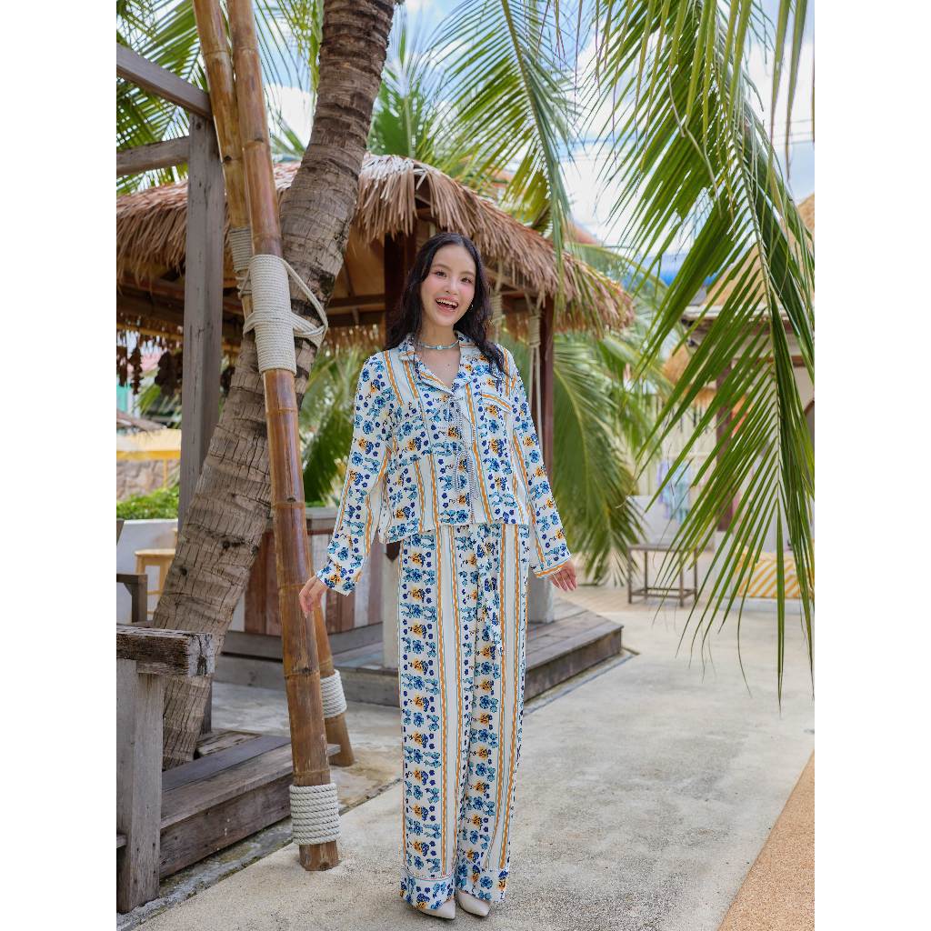 ชุดนอน Muslin Pajamas Collection Muslin Pet (U3240 U3241 U3242 P3241 P3242) | ชุดนอนชุดเที่ยว