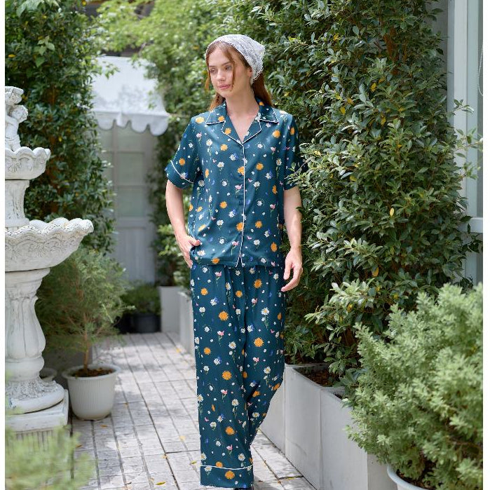 ชุดนอน Muslin Pajamas Muslin Pet รุ่น Chamomile (T3257 T3258 T3264 T3265) | ชุดนอนชุดเที่ยว